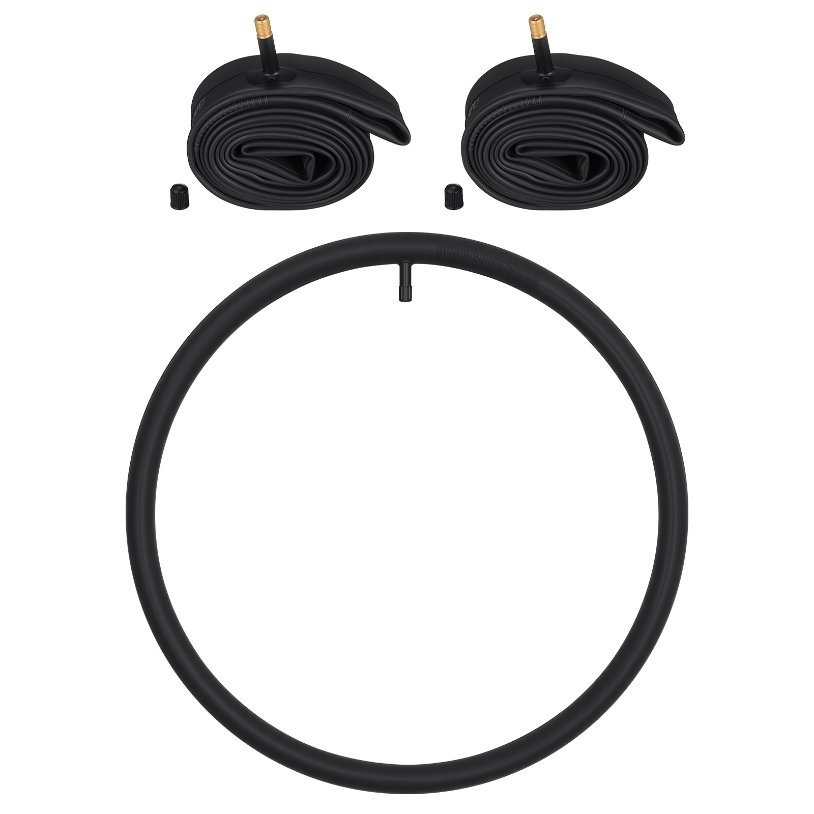 Cycling Gear Black - 2 camere d'aria per pneumatici da