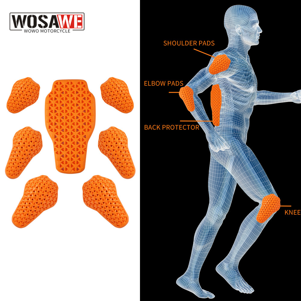 Cyclo Gear - WOSAWE Giacca da moto Fodera Protezioni
