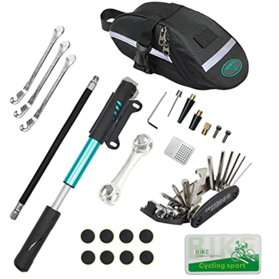 Road Bike Tire - Kit di Riparazione Bici con Attrezzo