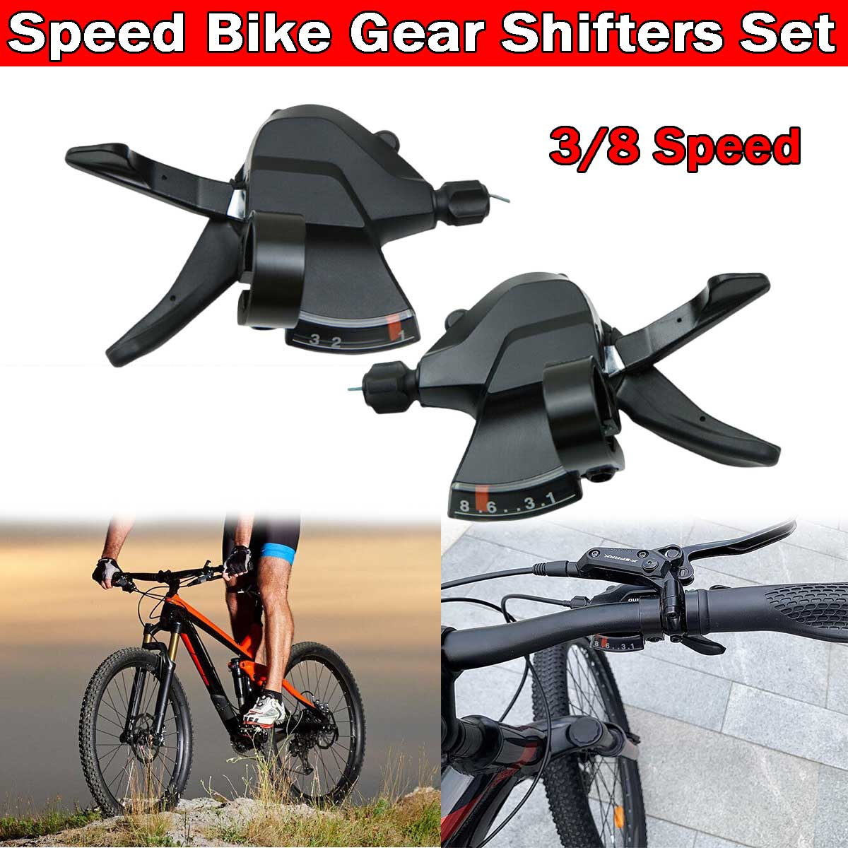 Set leve freno bici MTB cambio - Cycling Gear Kit recensione e prezzo