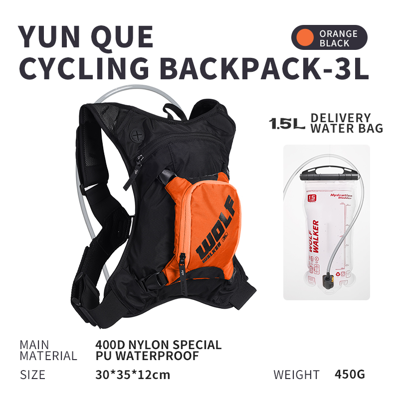 WOLFWALKE skylark Zaino da cor - Cycling Backpack recensione e prezzo