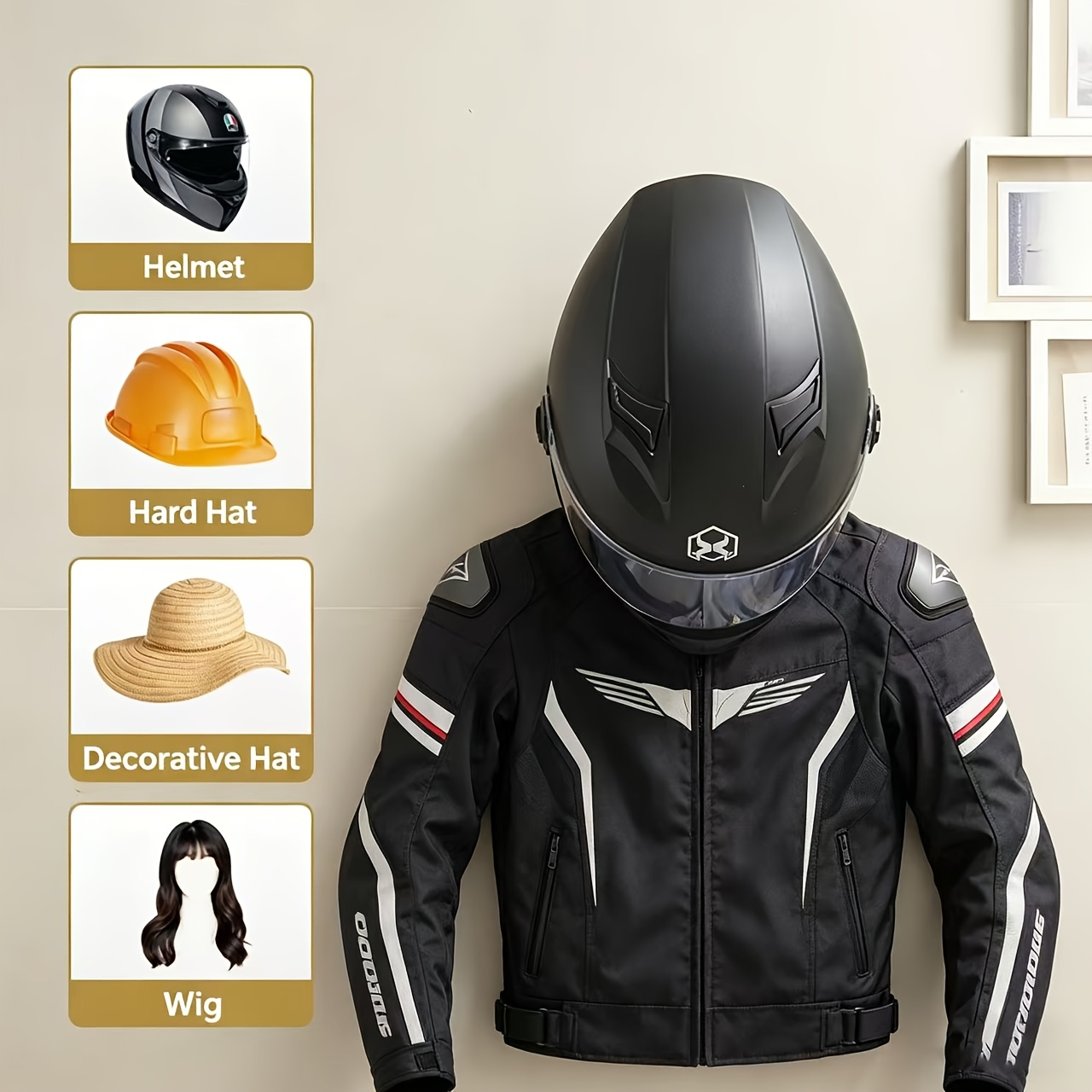 Supporto per Casco da Moto in  - Cycling Gear Wall Hanger recensione e prezzo
